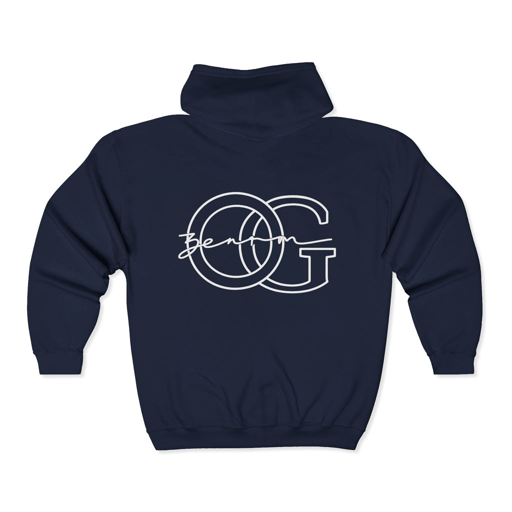 OG Basic Zip Hoodie —  by OG.clothing